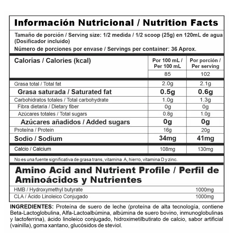 PROTEÍNA / ISO CLEAN 2LB