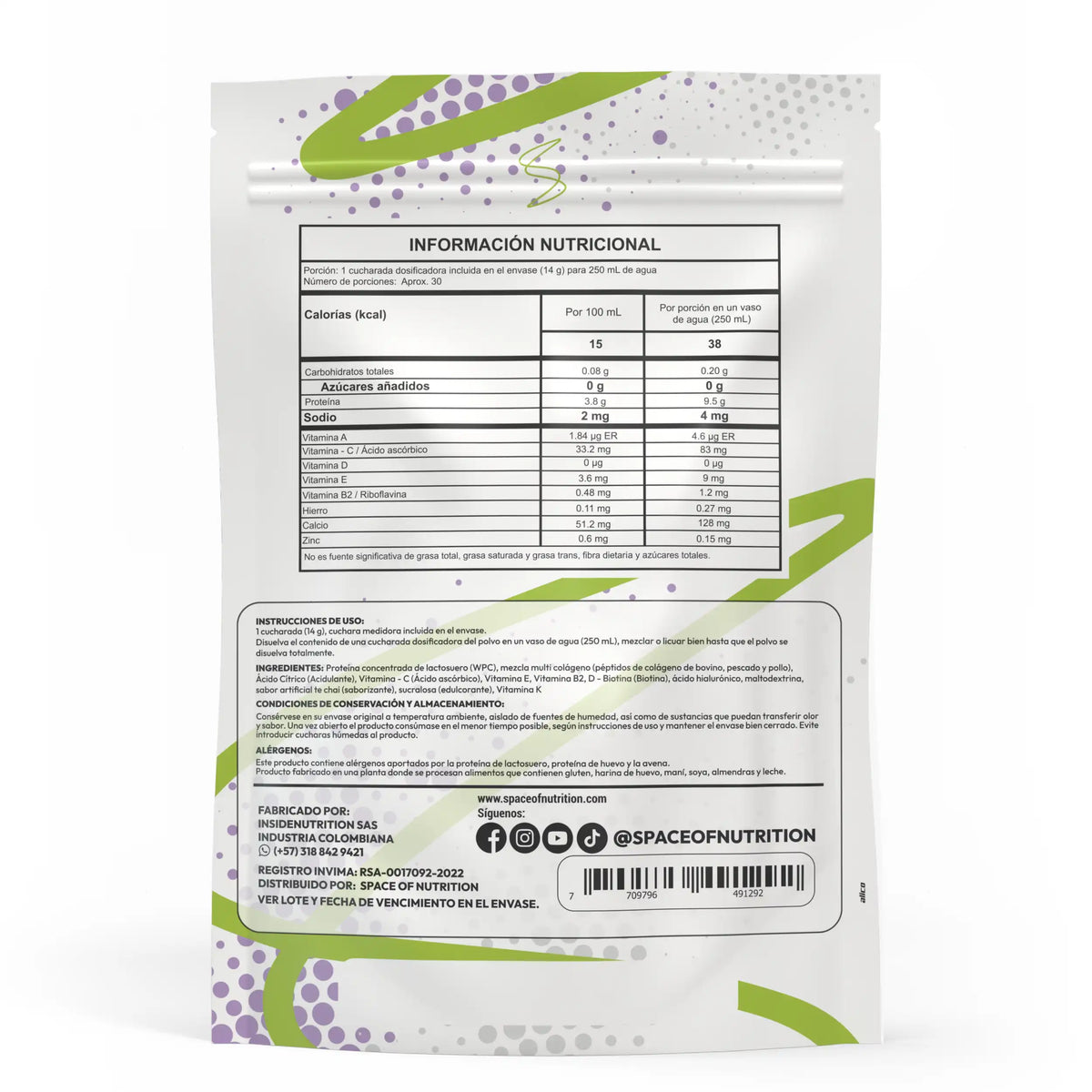 Colágeno Hidrolizado 420 g