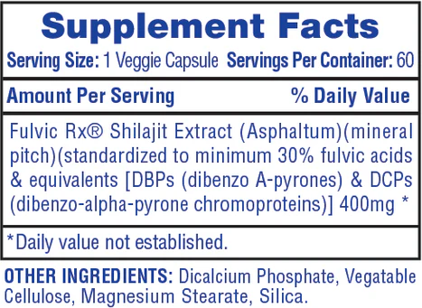 EXTRACTO DE SHILAJIT