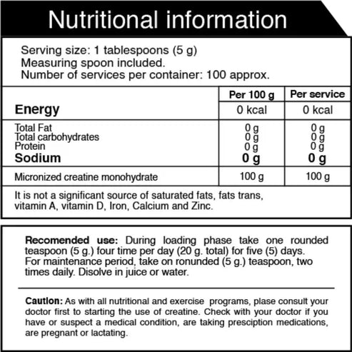 CREATINA - IRON NUTRITION