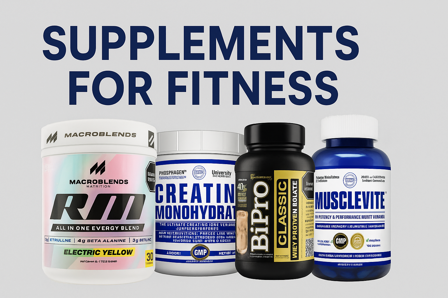 LOS MEJORES SUPLEMENTOS PARA INICIAR TU VIDA FITNESS