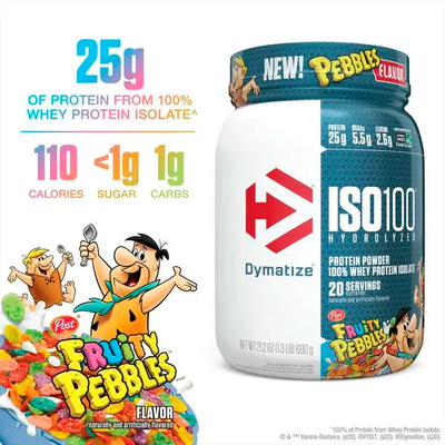 Proteína ISO 100 HYDROLIZADA fruity pebbles 1.3LB