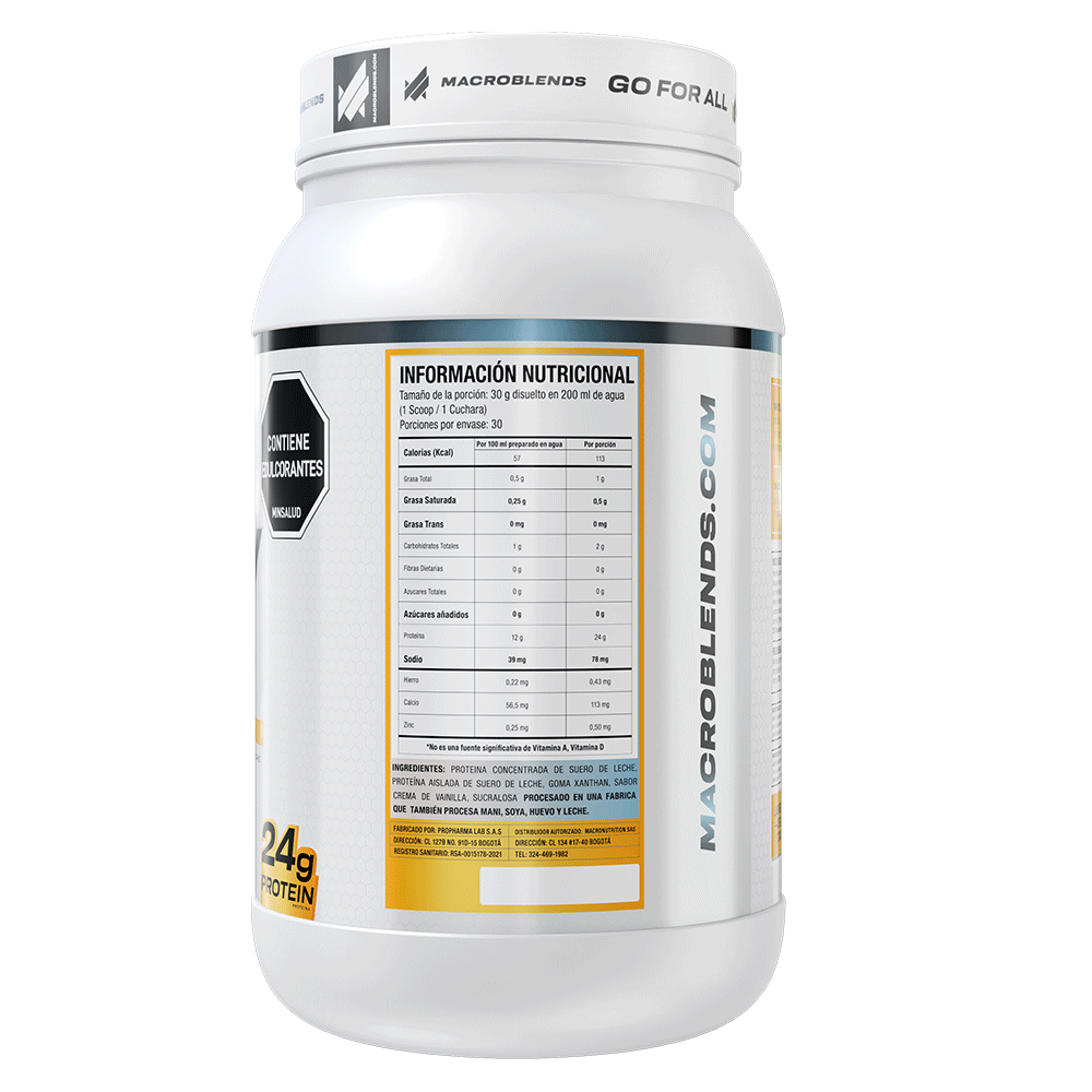 PROTEÍNA WHEY BLEND  2 LB