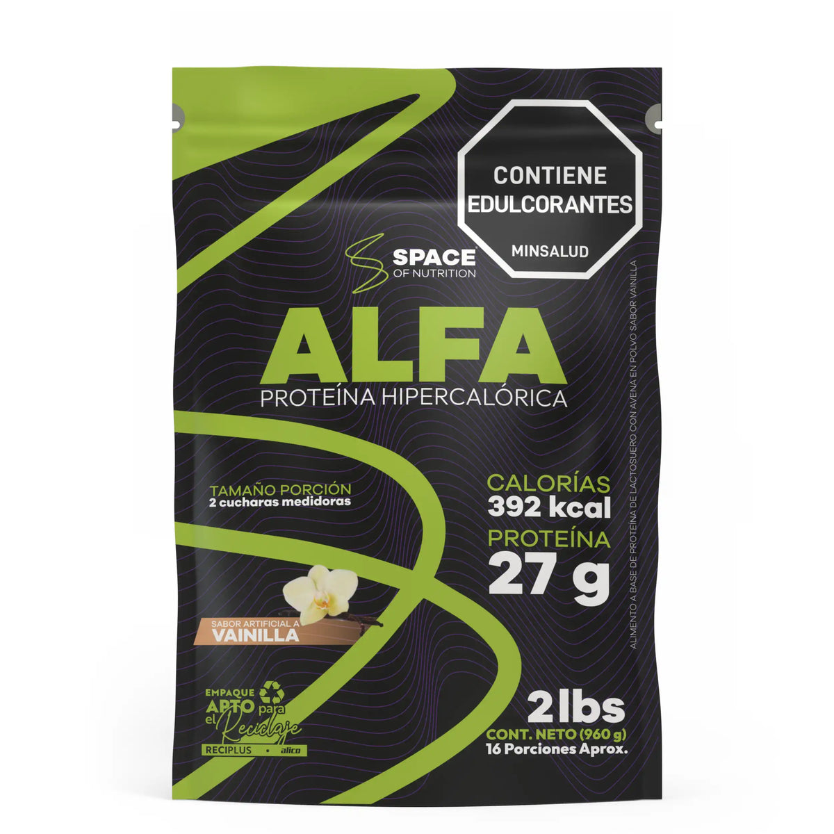 Proteína Hipercalórica ALFA 2lb