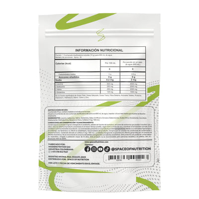 Aminoácidos con Glutamina BCAA 4.2.2 /300 g