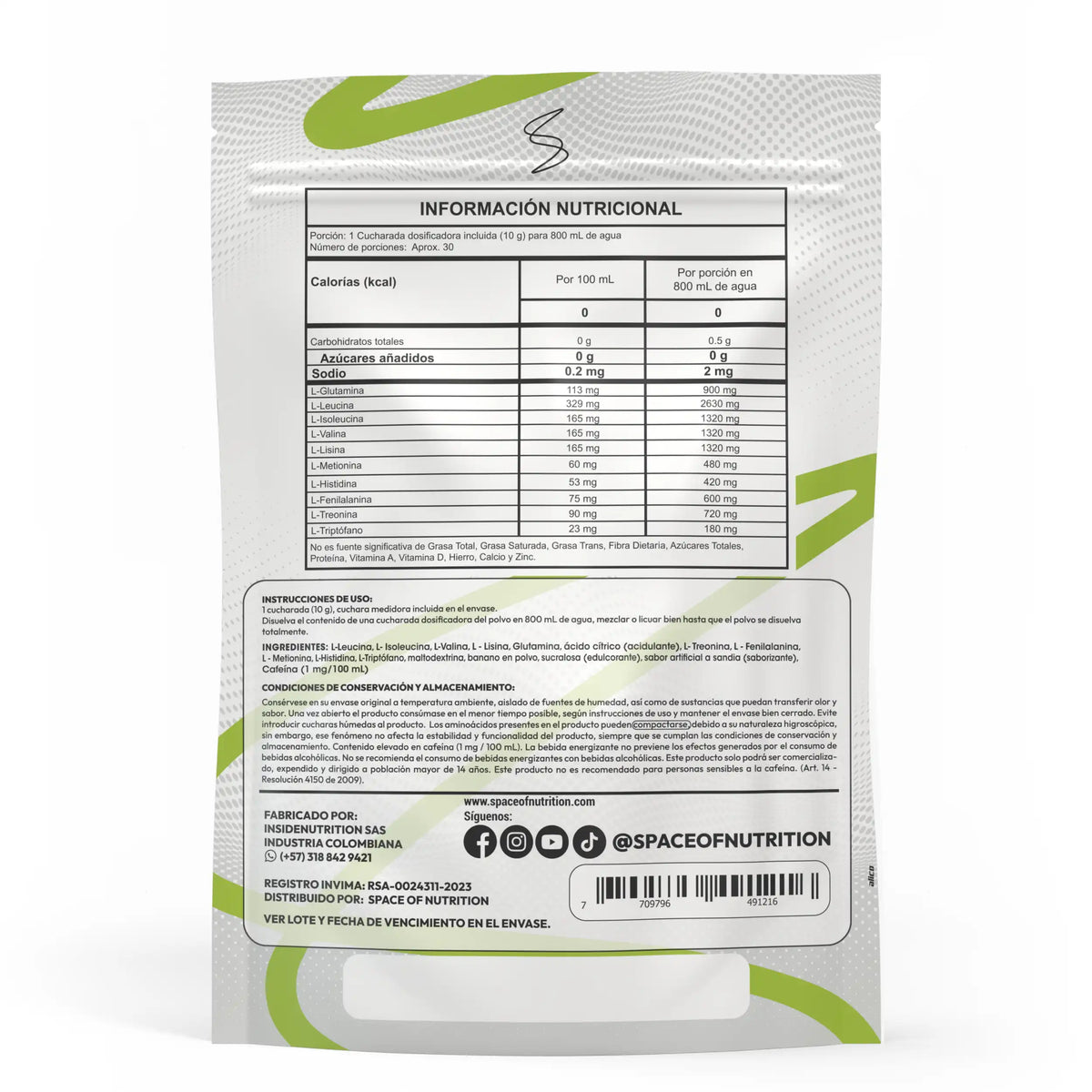 Aminoácidos Esenciales EAAS / 300 g