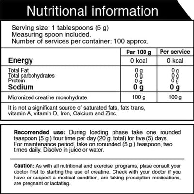 CREATINA  - IRON NUTRITION